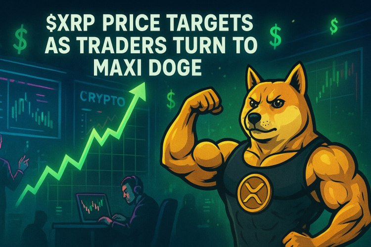 $XRP Eyes $10–$20 As Traders Shift Toward Maxi Doge.