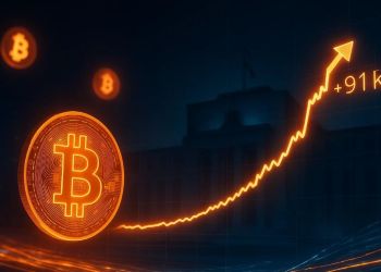 ビットコインが9万1000ドル台を回復