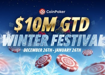 CoinPoker冬季嘉年華正式啟動1,000萬美元保證獎池
