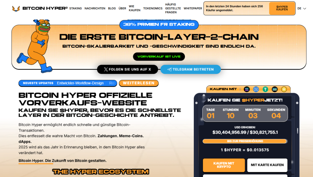 Bitcoin Hyper spielt den Speed-Stack, ohne Bitcoin zu verbiegen - Top Krypto Presales