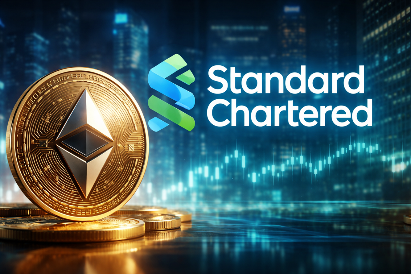 Standard Chartered Sees Ethereum At $40,000 By 2030, Cuts 2026 Target