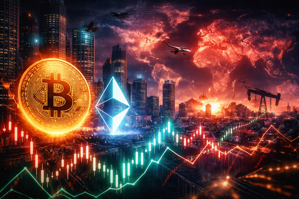 العملات الرقمية تدخل أسبوعًا محوريًا لـ Bitcoin وEthereum والأحداث الاقتصادية الكلية