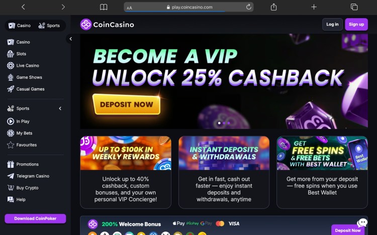 Coincasino online casino Malta