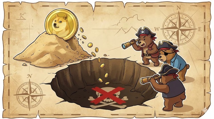 Dogecoin (DOGE) Slips Back