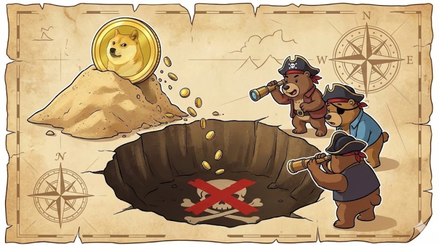 Dogecoin (DOGE) Slips Back