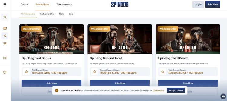 Online casino Malta SpinDog 