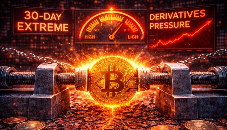Bitcoin Derivatives Pressure Hits 30-Day Extreme, Price Refuses To Break