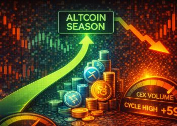 Altcoin Season Setup Advances: CEX Volume Hits Cycle Highs Despite Price Weakness