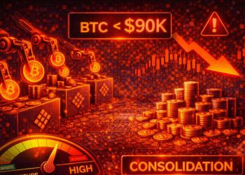 Bitcoin Data Shows Aggressive Sellers In Control As BTC Consolidates Below $90K