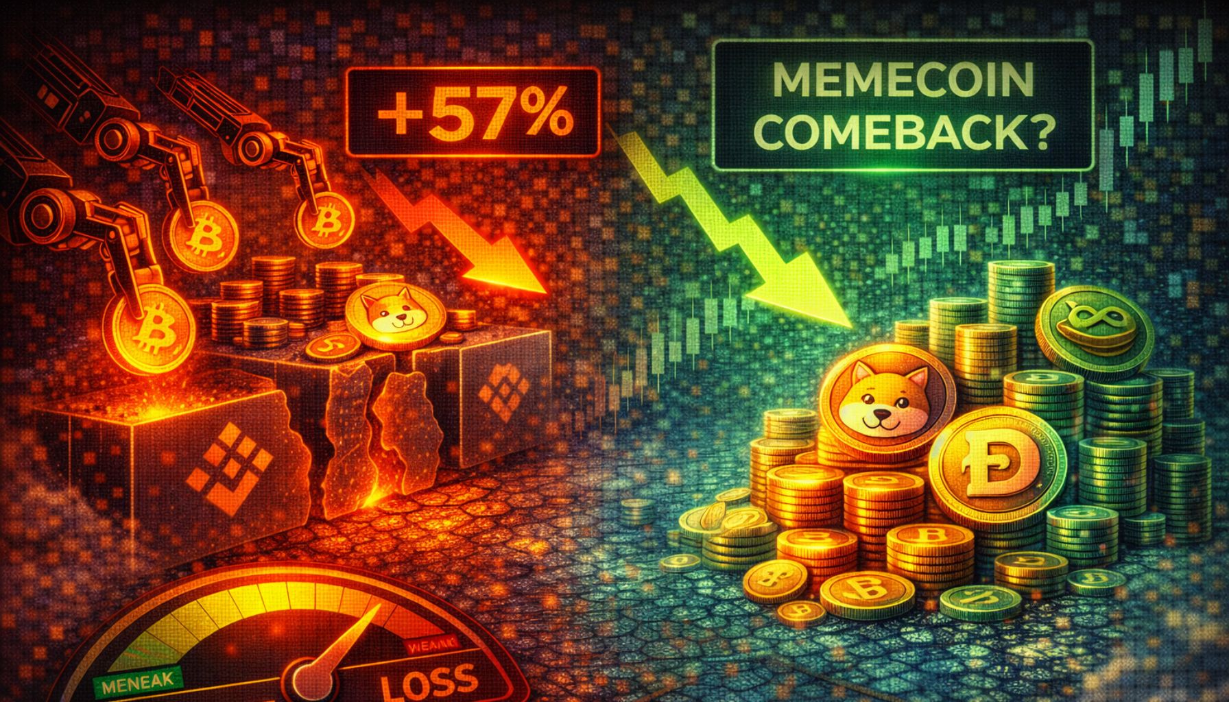 Memecoin Strength Returns After Historic Market Decline: A Setup For A Comeback?
