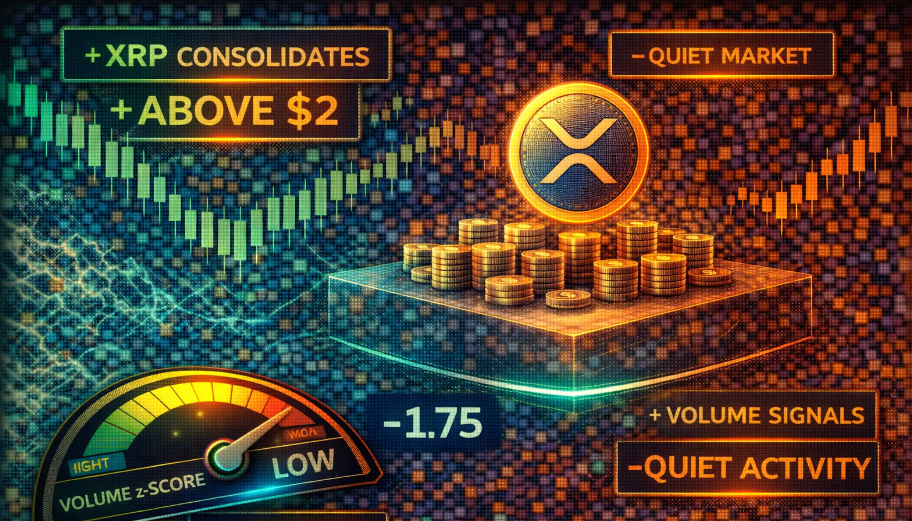 XRP консолидируется выше $2, поскольку объем Z-Score сигнализирует о тихом рынке - NewsBTC | Related Crypto Article