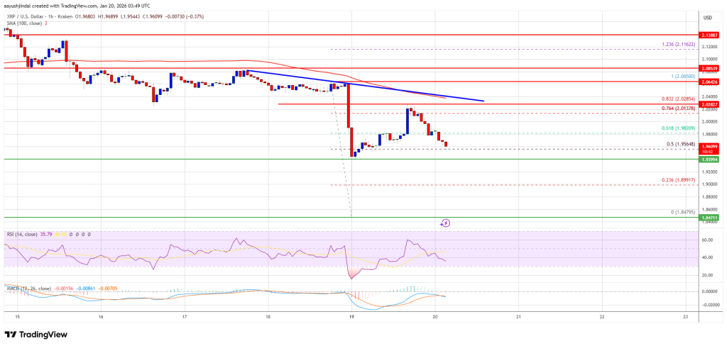 XRP Price Hits Resistance on Recovery, Bulls Lose Momentum