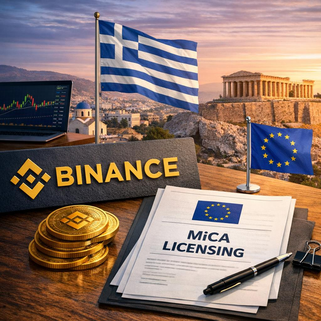 Binance создает новую компанию в Греции и продвигается вперед с MiCA Лицензирование - BitRSS | Related Crypto Article