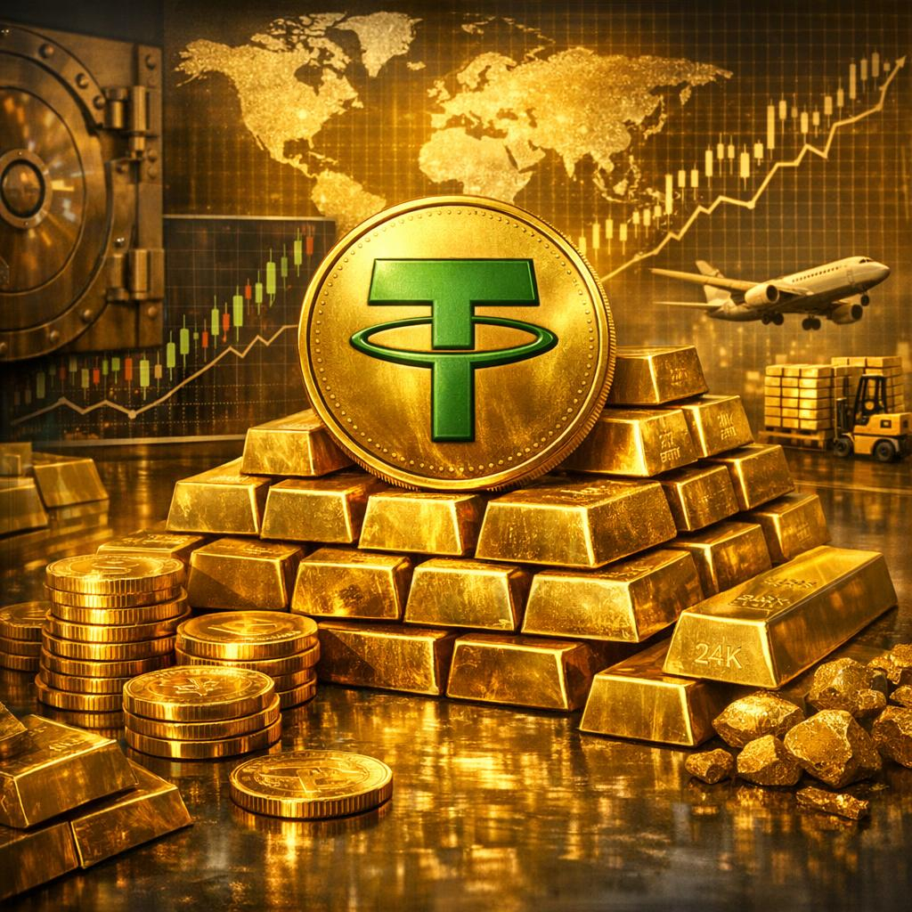 Tether Reveals Massive Gold Accumulation In Q4: Adds 27 Tons To Reserves