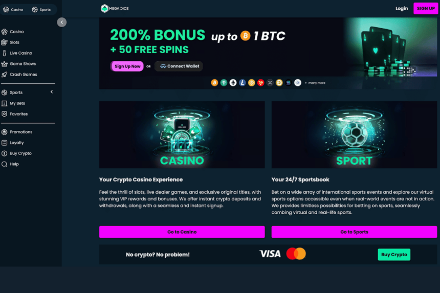 mega dice casino