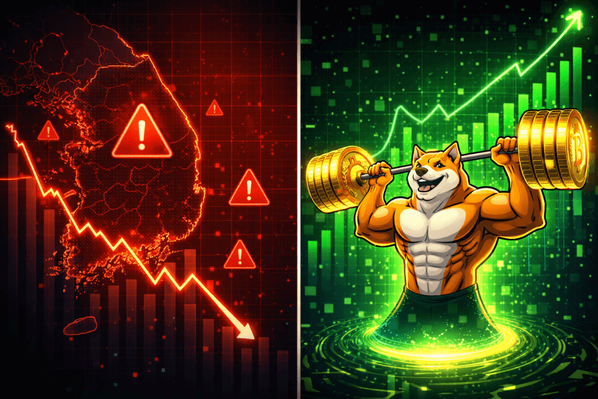 South Korea Heightens Alert as $40B Shadow Looms While Maxi Doge Presale Breaks Records