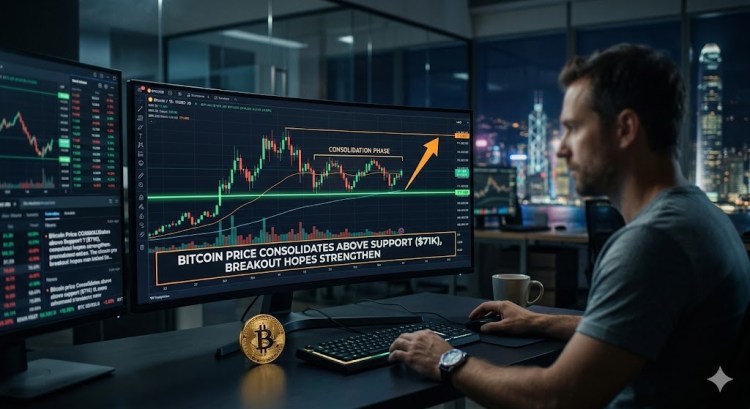 Bitcoin Price Consolidates Above Support