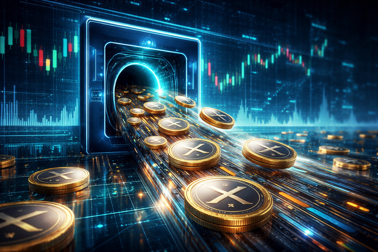 XRP Is Vanishing From Exchanges: Supply Ratio Drop Hints At A New Bid