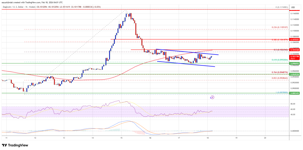 Dogecoin (DOGE) Builds Accumulation Structure Ahead Of Possible Breakout