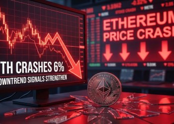 Ethereum Price Crashes 6%