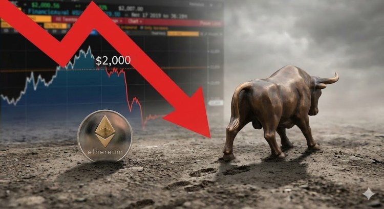Ethereum Price Reverses Under $2,000