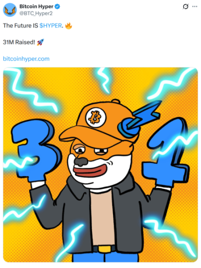 $HYPER X anuncia $31M recaudados.