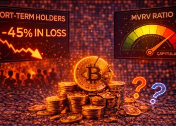 Bitcoin Short-Term Holders Deep In Loss: MVRV Signals Capitulation Phase