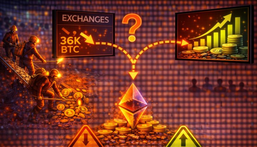 Bitcoin Miners Pull 36K BTC From Exchanges In Weeks: What Comes Next?
