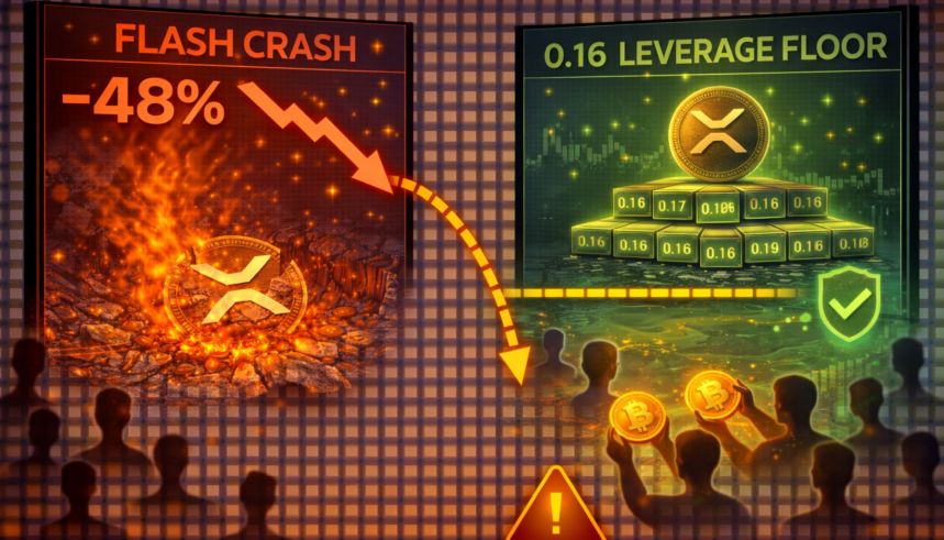 Why XRP’s 0.16 Leverage Floor Ends The Era Of The Flash Crash – And the Hope for a Quick Recovery
