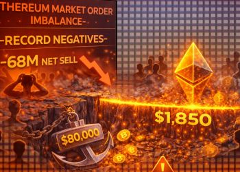 Ethereum’s Market Order Imbalance Hits Record Negatives: $1,850 Is Now The Line In The Sand