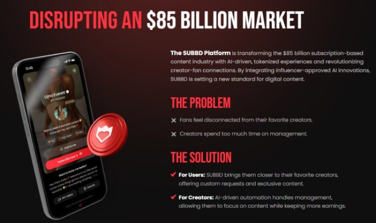 SUBBD Token’s AI Ambition: A Potential Revolution for the 1B Creator Economy?