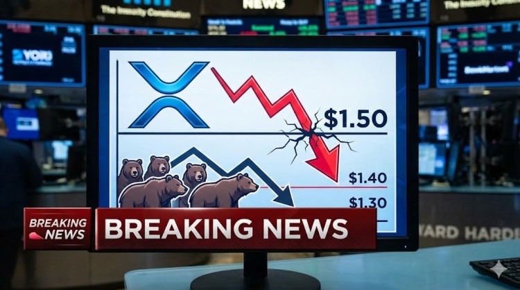 XRP Price Cracks $1.50 Support