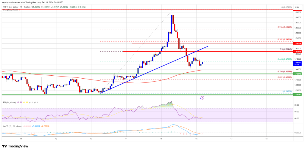 XRP Price Trims Gains After Explosive Rally, Momentum Cools