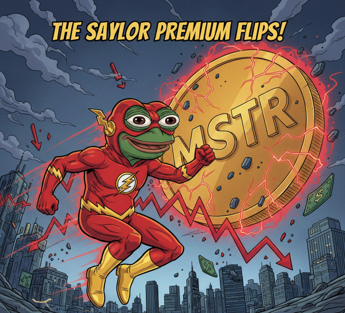 Death of the Premium: Strategy’s Discount to NAV Breaks the $BTC Buying Machine, Helping $HYPER Soar