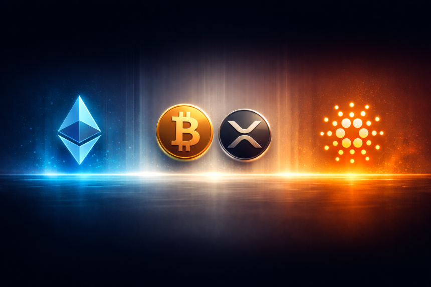 Ethereum, XRP, Bitcoin