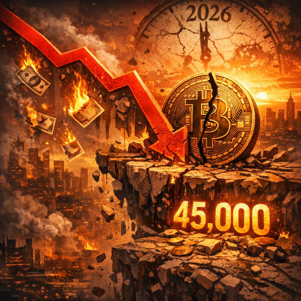 Expert Predicts Bitcoin Price Could Fall To $45,000 By End Of 2026