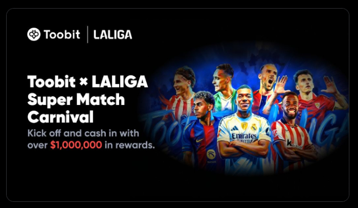Promoción del Toobit Super Match carnival. 