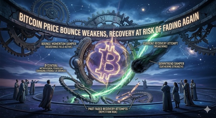 Bitcoin Price Bounce Weakens, Recovery at Risk of Fading Again