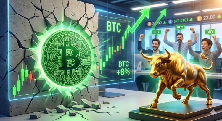 Bitcoin Price Jumps 8%