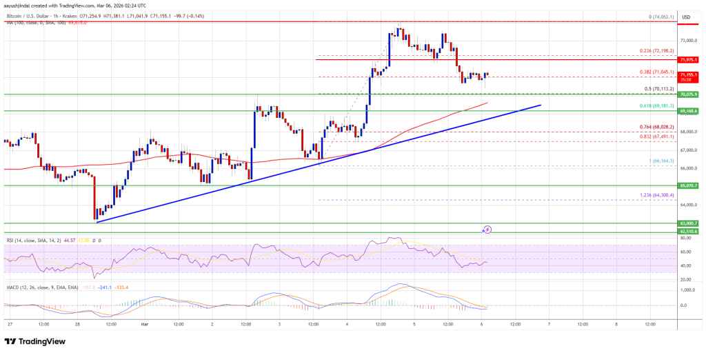 Bitcoin Price Rally Slows, Consolidation Signals Possible Next Move