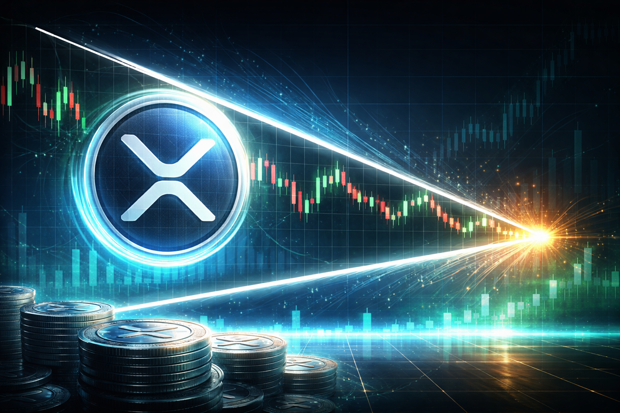 XRP Nears Key Turning Point As Descending Wedge Tightens