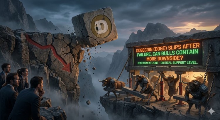 Dogecoin (DOGE) Slips After Failure