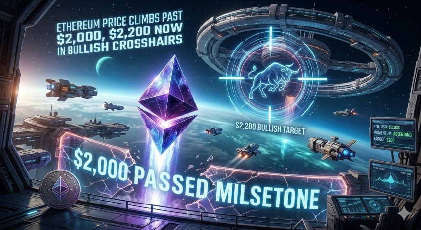 Ethereum Price Climbs Past $2,000, $2,200 Now in Bullish Crosshairs