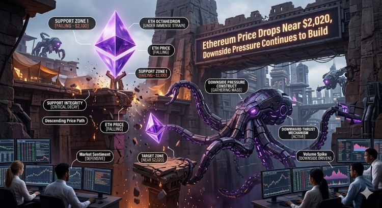 Ethereum Price Drops Near $2,020