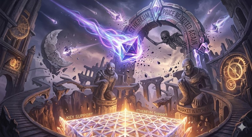 Ethereum Price Rejected Again, Market Watches Key Support Closely