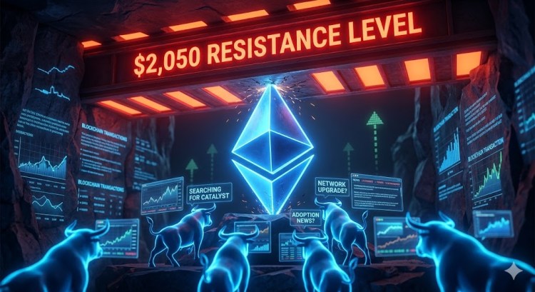 Ethereum Price Stuck Under $2,050