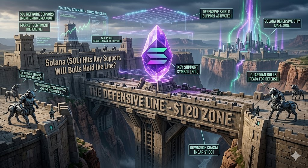 Solana (SOL) Hits Key Support, Will Bulls Hold the Line?