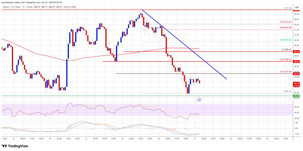 Solana (SOL) Hits Key Support, Will Bulls Hold the Line?