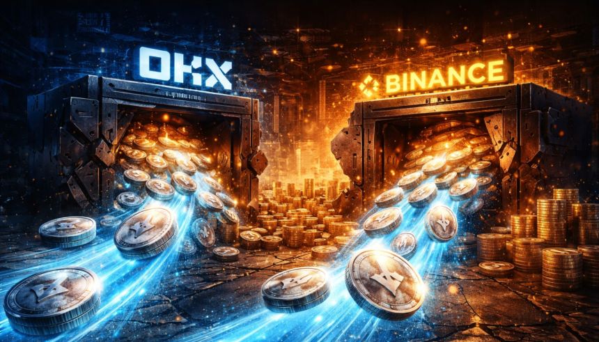 $2.3 Billion Ethereum Has Left OKX And Binance This Quarter: The Sell-Side Supply Is Thinning