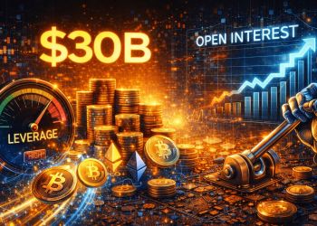 Crypto Market Open Interest Hits $30 Billion, Highest Since January: Leverage Returns To The Market